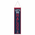 Tokens 8 x 32 in. MLB Heritage Slogan Design Los Angeles Angels Wool Banner TO3357086